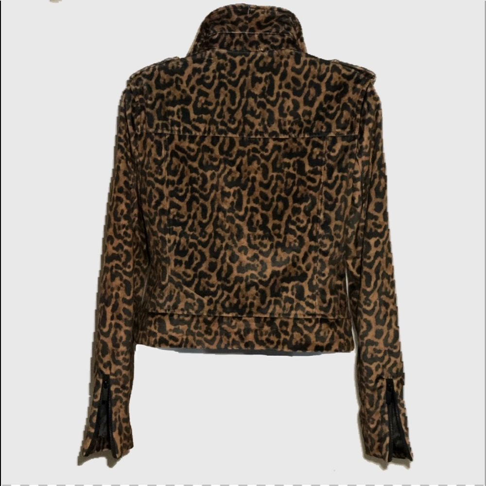 Bebe Leopard Print Jacket - image 3